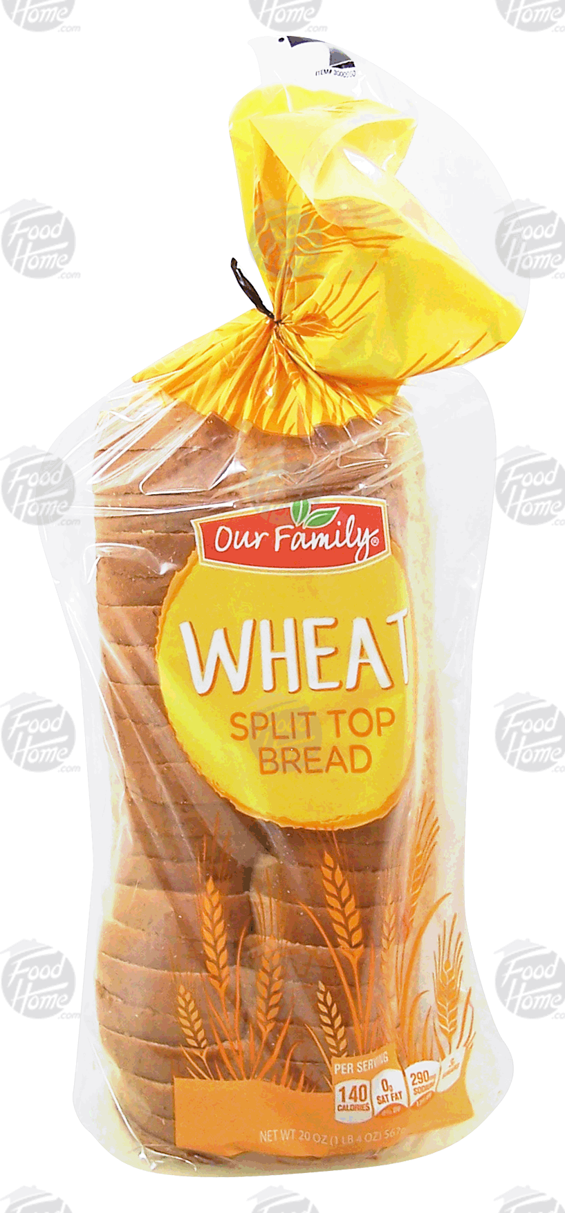 Our Family  wheat split top sliced bread loaf Full-Size Picture